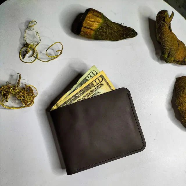 Men's Leather Wallet - wonecraft.com