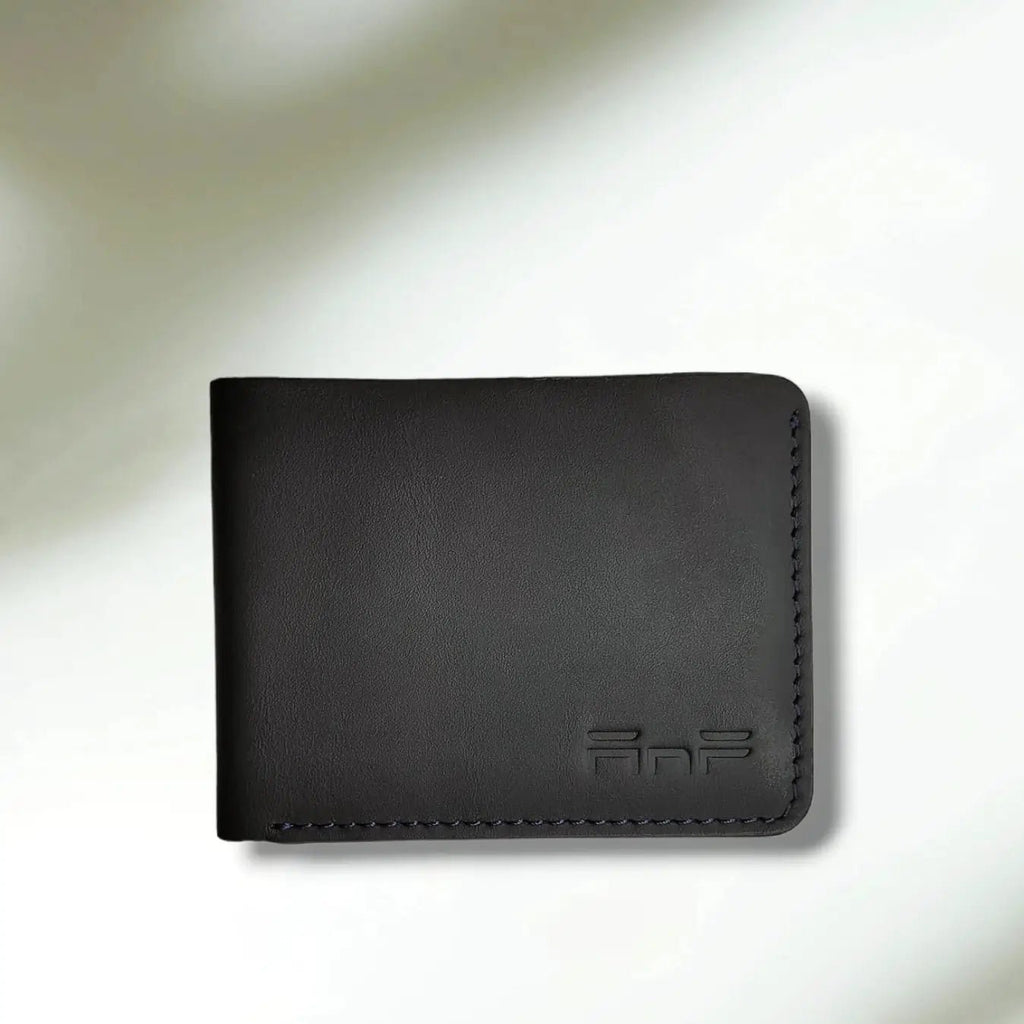 Executive Elite Men's Leather Wallet – Premium Quality Genuine Leather, 6 Card Slots, 1 Cash Compartment, 2 Hidden Pockets, Full Edge Design - wonecraft.com